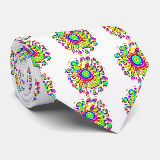 Regenbogensonne Krawatte (Gerollt)