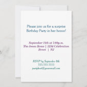 Regenbogensonne und -wolken einladung (Rückseite)