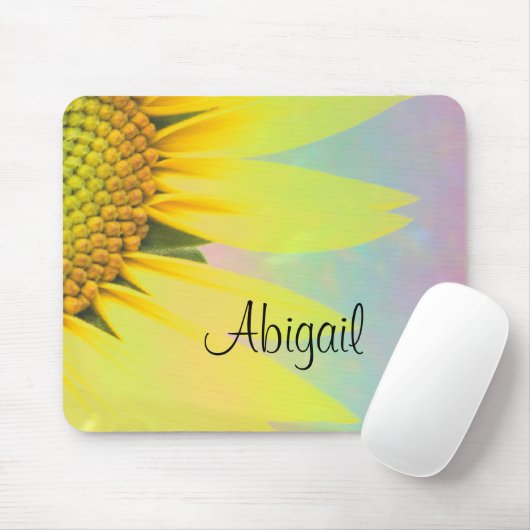 Regenbogensonnenblume Mousepad (Mit Mouse)