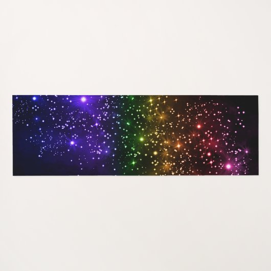 Regenbogenspargel Yogamatte (Rückseite (Horizontal))