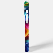 Regenbogenspektrum, Regenbogen-Camouflage, mehrfar Case-Mate iPhone Hülle (Rückseite / Links)