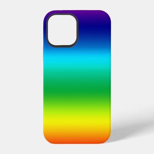 Regenbogenspektrumfarben iPhone Hülle (Rückseite)