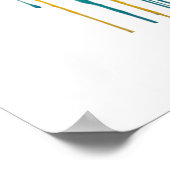 Regenbogenspieler Poster (Ecke)