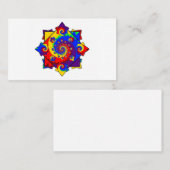 Regenbogenspirale Multiverse Visitenkarte (Vorne/Hinten)