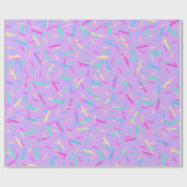 Regenbogensprinklerpapier Geschenkpapier (Flach)