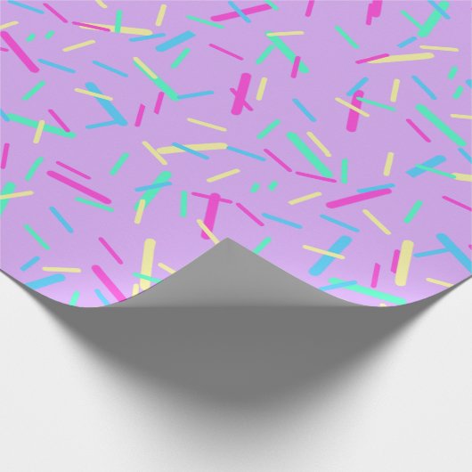 Regenbogensprinklerpapier Geschenkpapier (Ecke)