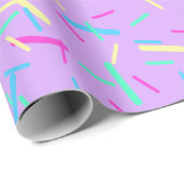 Regenbogensprinklerpapier Geschenkpapier (Rolleneckpunkt)