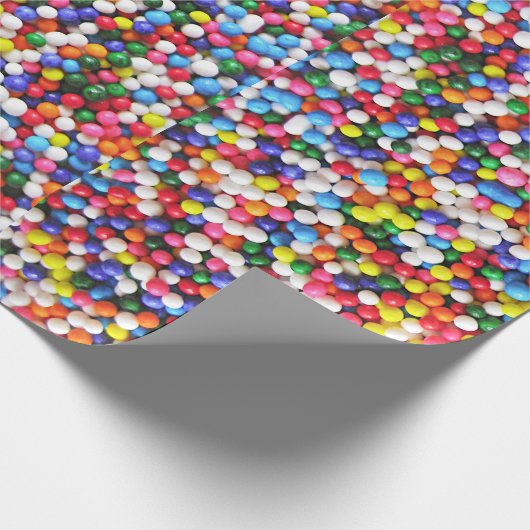 Regenbogensprinkles Geschenkpapier (Ecke)