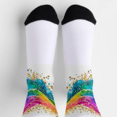 Regenbogenspritze Socken (Oben)