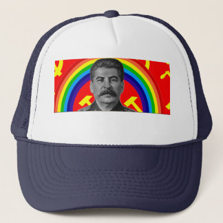Regenbogenstalin-Fernlastfahrer-Hut Truckerkappe