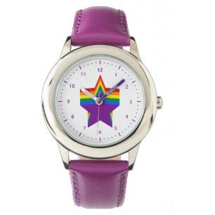 Regenbogenstars beobachten armbanduhr