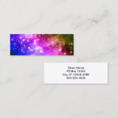 Regenbogenstars Mini Visitenkarte (Vorne/Hinten)
