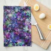 Regenbogenstern Küchentücher (Viertel Falte)