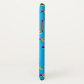 Regenbogensterne auf dem iPhone-Gehäuse von Aqua C Case-Mate iPhone Hülle (Hinten/Rechts)