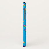 Regenbogensterne auf dem iPhone-Gehäuse von Aqua C Case-Mate iPhone Hülle (Hinten/Links)