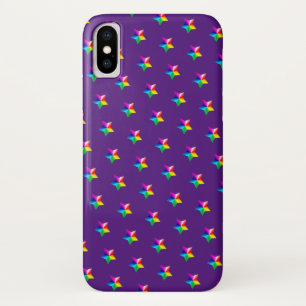 Regenbogensterne auf dem lila Case-Mate-iPhone-Geh Case-Mate iPhone Hülle
