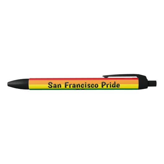 Regenbogenstift anpassen - Pride Design 2 Kugelschreiber (Oberseite)