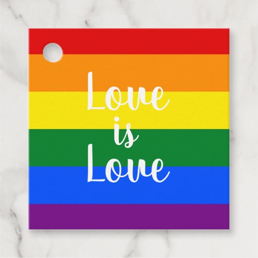 Regenbogenstolz - geschenkanhänger (Vorderseite)