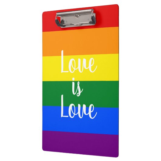 Regenbogenstolz Klemmbrett (Links)