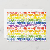 Regenbogenstolz Postkarte (Vorne/Hinten)