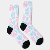 Regenbogenstolz: Trans Stolz Crew Socken (Rechts)