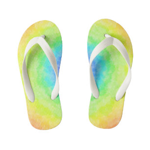 Regenbogenstrahlung Kinderbadesandalen