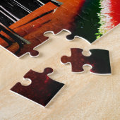 Regenbogenstraße durch den verzauberten Herbstwald Puzzle (Seite)