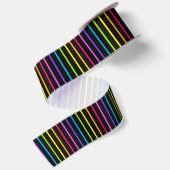 Regenbogenstreifen 8,2 Satinband (Rückseite)