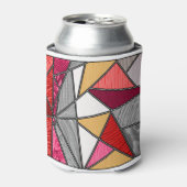 Regenbogenstreifen Abstraktes Design Dosenkühler (Kanne Vorderseite)