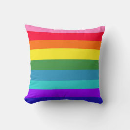 Regenbogenstreifen American MoJo Pillow Kissen