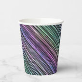 Regenbogenstreifen auf schwarz: pappbecher (Links)