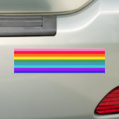 Regenbogenstreifen Autoaufkleber (Auf Auto)
