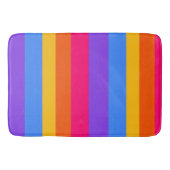 Regenbogenstreifen Badematte (Vorderseite)