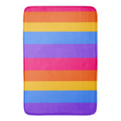 Regenbogenstreifen Badematte (Vorderseite Vertikal)