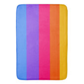 Regenbogenstreifen Badematte (Vorderseite Vertikal)