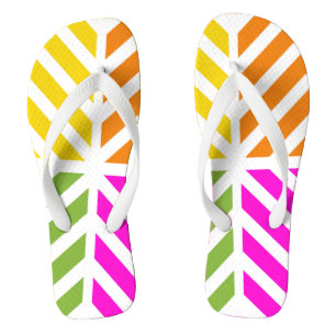 Regenbogenstreifen Badesandalen