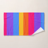Regenbogenstreifen Badhandtuch Set (Handtuch)