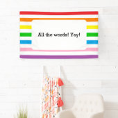 Regenbogenstreifen! Banner (Insitu)