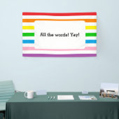 Regenbogenstreifen! Banner (Messeveranstaltung)