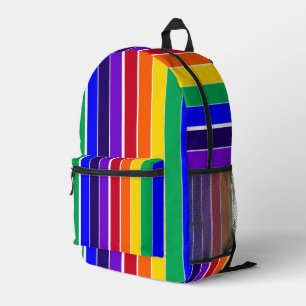 Regenbogenstreifen Bedruckter Rucksack
