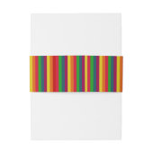 Regenbogenstreifen BEHIELT CALM und Ihren kreative Einladungsbanderole (Rückseitenbeispiel)