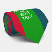 Regenbogenstreifen Behielt ruhig und Ihr Text wurd Krawatte (Gerollt)