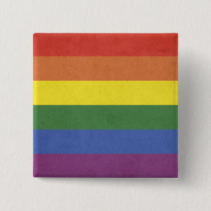 Regenbogenstreifen Button