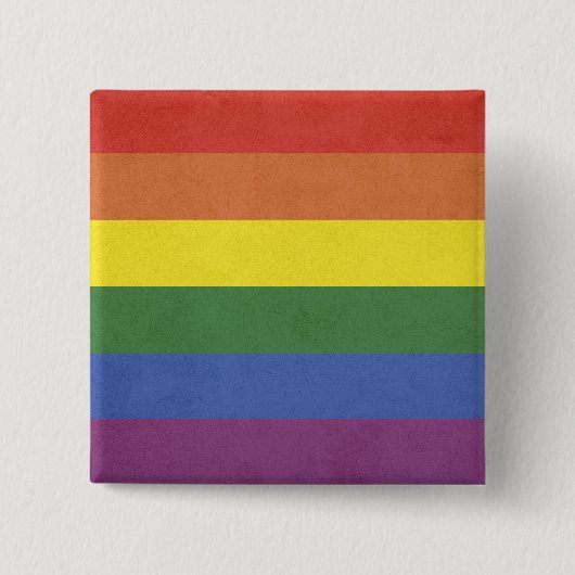 Regenbogenstreifen Button (Vorderseite)