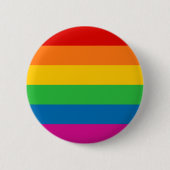 Regenbogenstreifen Button (Vorderseite)