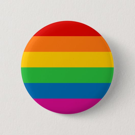 Regenbogenstreifen Button (Vorderseite)