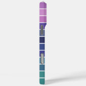 Regenbogenstreifen Case-Mate iPhone Hülle (Rückseite / Rechts)