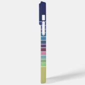 Regenbogenstreifen Case-Mate iPhone Hülle (Rückseite / Links)