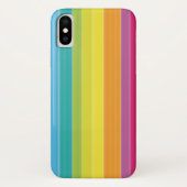 Regenbogenstreifen Case-Mate iPhone Hülle (Rückseite)