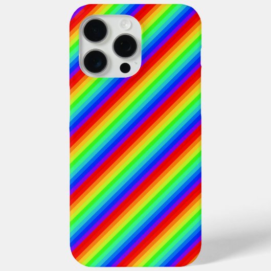Regenbogenstreifen Case-Mate iPhone Hülle (Rückseite)